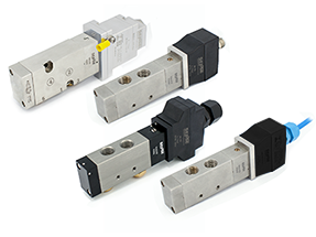 Valvulas solenoides Standard ou padrão NAMUR conexões pneumáticas 1/4